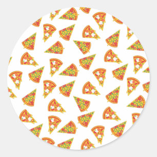 Pegatina Redonda Love Pizza