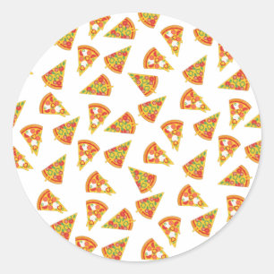 Pegatina Redonda Love Pizza