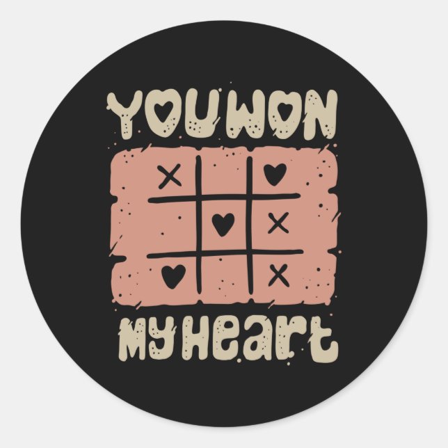 PEGATINA REDONDA LOVE TIK TOK (Anverso)