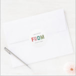 Pegatina Redonda Lovely Lines Holiday Christmas Sticker<br><div class="desc">Elementos coincidentes disponibles. Visita www.berryberrysweet.com para ver artículos de papelería elegantes y regalos personalizados.</div>