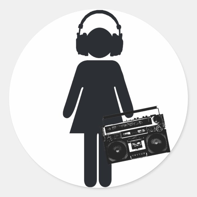 Pegatina Redonda Lover (Anverso)