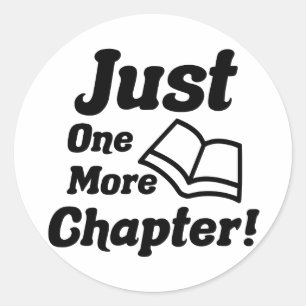 Pegatina Redonda Lover de libros divertidos