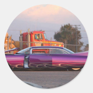 Pegatina Redonda lowrider