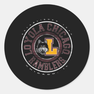 Pegatina Redonda Loyola Chicago Ramblers Showtime