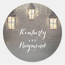 Luces de cadena Lanterns Rústica Boda