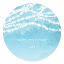 Luces de Cuerda Celestiales Azules Stickers de Fav
