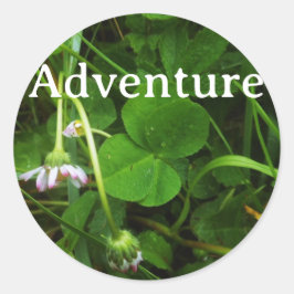 Pegatina Redonda Lucky Charm Sticker