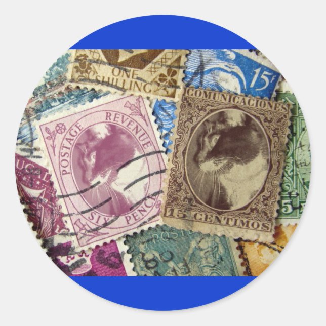 Pegatina Redonda Lucy (Anverso)