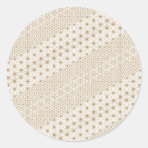 Pegatina Redonda Lujo