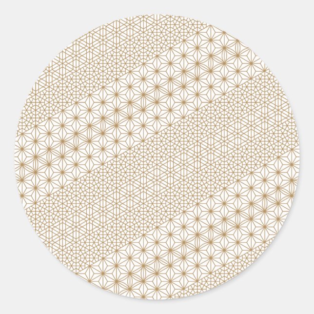 Pegatina Redonda Lujo (Anverso)