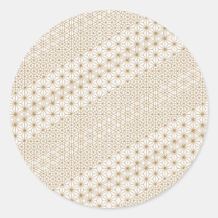 Pegatina Redonda Lujo
