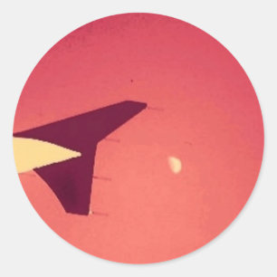 PEGATINA REDONDA LUNA