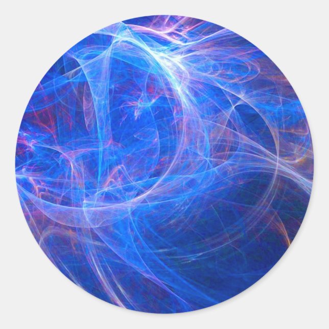 Pegatina Redonda Luna (Anverso)