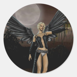 Pegatina Redonda Luna completa (Pegatinas)