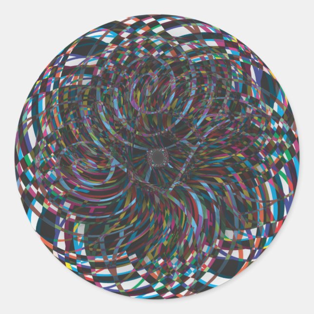 Pegatina Redonda Lunette Web - pegatinas (Anverso)