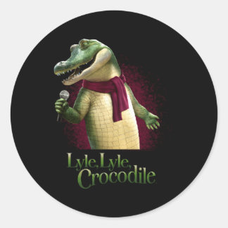 Pegatina Redonda Lyle Lyle Crocodile Movie Cantando Lyle