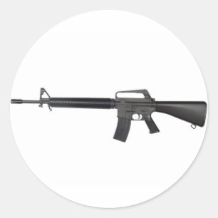 PEGATINA REDONDA M16