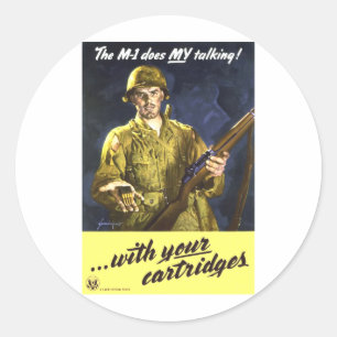 Pegatina Redonda M1 Habla Por Mí