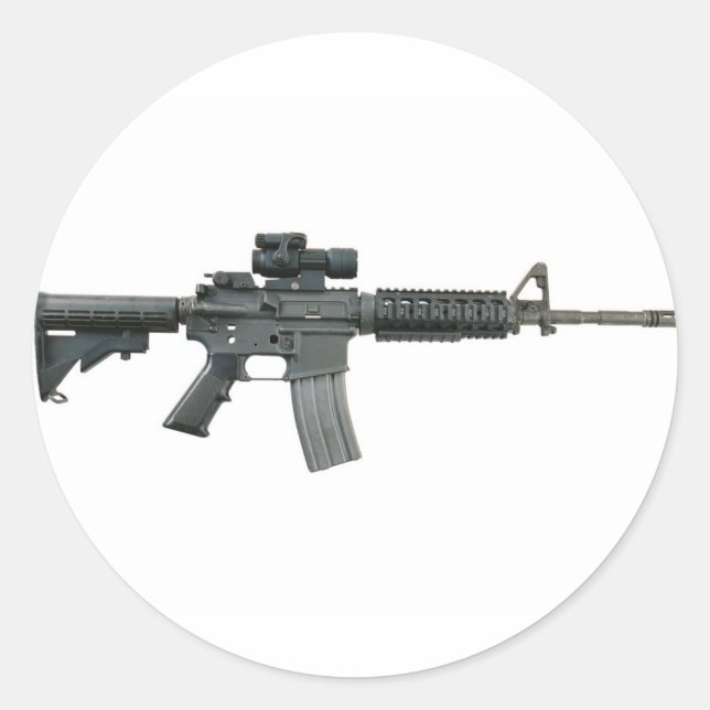 PEGATINA REDONDA M4 (Anverso)