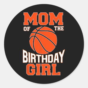Pegatina Redonda M Bysketbyll Nacimiento Chica Familia Byller B-day