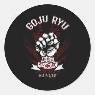 Pegatina Redonda M Dam Goju Ryu Karate - Uni-adultos
