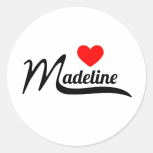 Pegatina Redonda Madeline