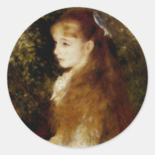 Pegatina Redonda Mademoiselle Irene Cahen d'Anvers