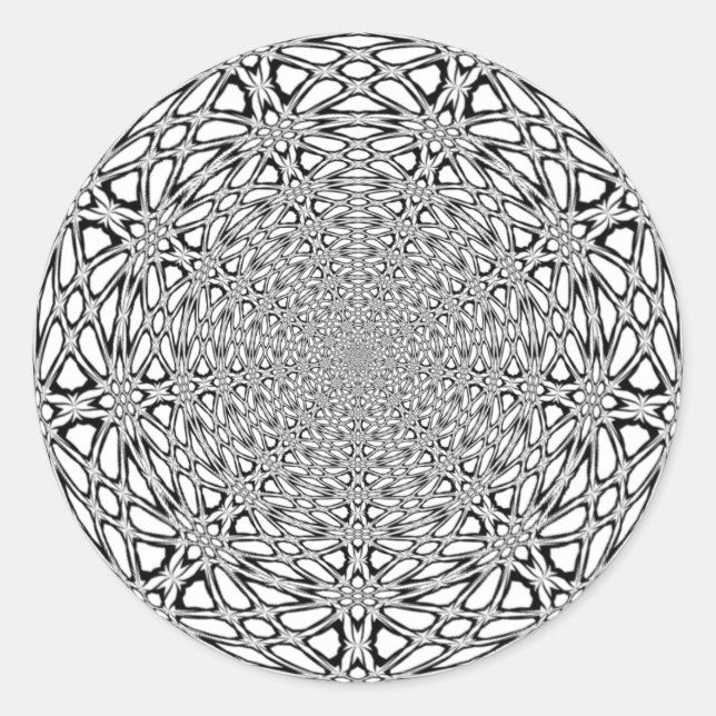 Pegatina Redonda Madera láser (Anverso)