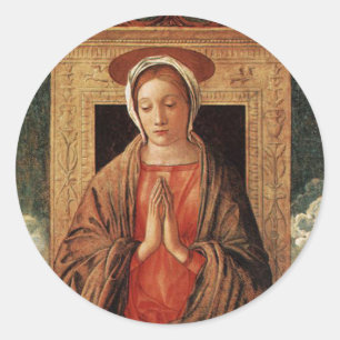 Pegatina Redonda Madonna