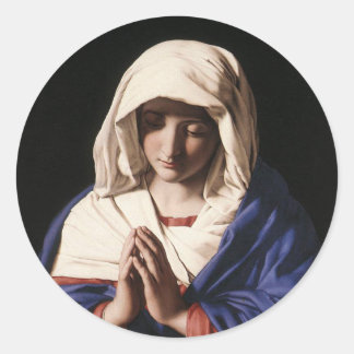 Pegatina Redonda Madonna