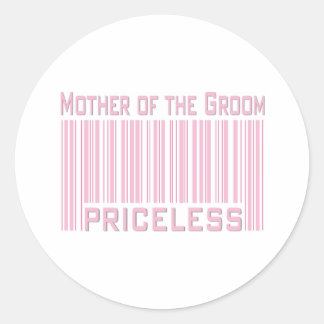 Pegatina Redonda Madre del Groom sin precio