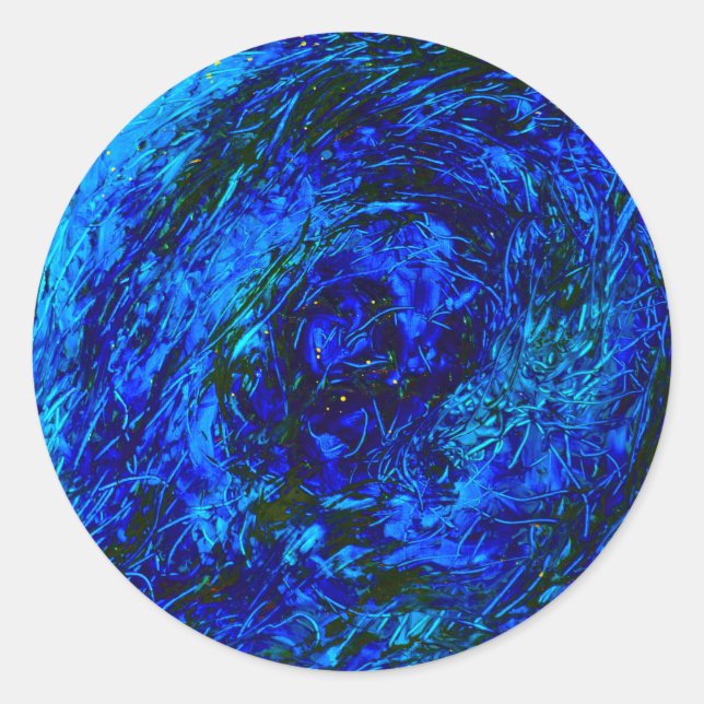 Pegatina Redonda Maelstrom (Anverso)