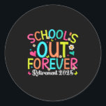 Pegatina Redonda Maestra Jubilada Para 2025 Groovy Re<br><div class="desc">Maestra Jubilada Para 2025 Jubilación Groovy _1</div>