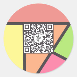 Pegatina Redonda Maestría en Nutrición