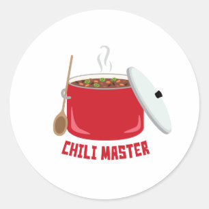 Pegatina Redonda Maestro Chili