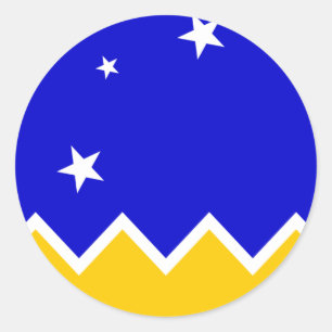 Pegatina Redonda Magallanes, Chile, Chile