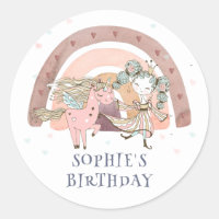 Magical unicornio Rainbow 5ª fiesta de cumpleaños