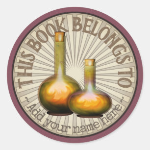 Pegatina Redonda Mágicas publicaciones