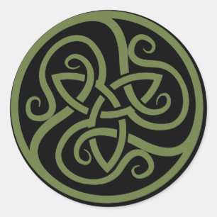 Pegatina Redonda Magick - Triquetra