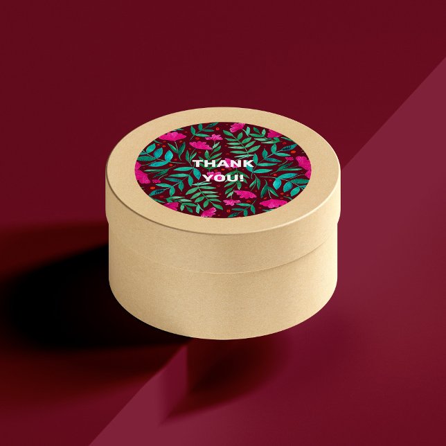 Pegatina Redonda Magnífico jardín gracias (Subido por el creador)