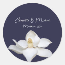 Magnolia blanca en la elegante boda de la Marina