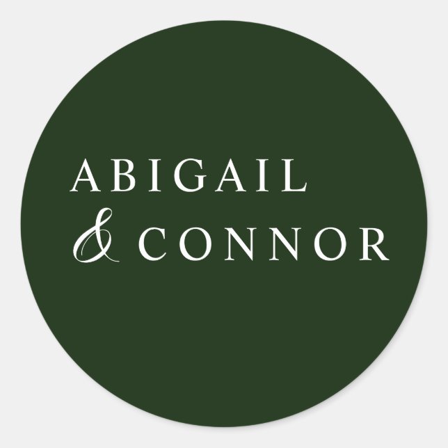 Pegatina Redonda Magnolia tropical Destino rojo verde blanco (Anverso)