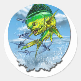 Pegatina Redonda mahi-1