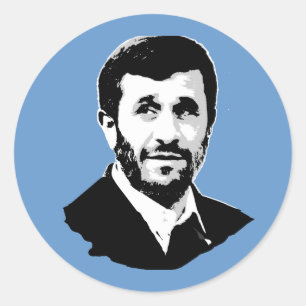 Pegatina Redonda Mahmoud Ahmadinejad