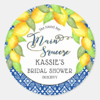 Main Squeeze Lemons Italiano Bridal Shower Classic