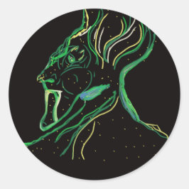 Pegatina Redonda Majestic Constellation Round Stickers