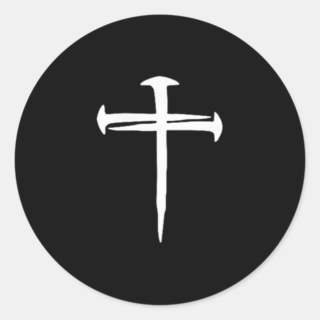 Pegatina Redonda Make Heaven Crowded - Front And Back  (Anverso)