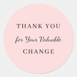 Pegatina Redonda Making a Difference Appreciation Design