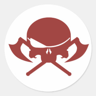 Pegatina Redonda Mal