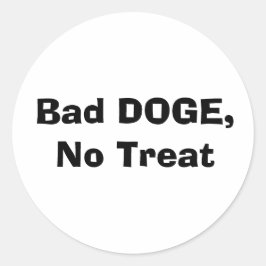 Pegatina Redonda Mal PUNTO, sin tratamiento